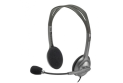 Logitech Stereo H110, sluchátka s mikrofonem, drátovášedá