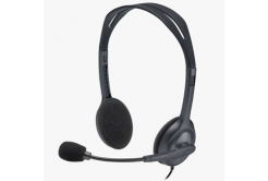 Logitech Stereo H111, sluchátka s mikrofonem, drátováčerná